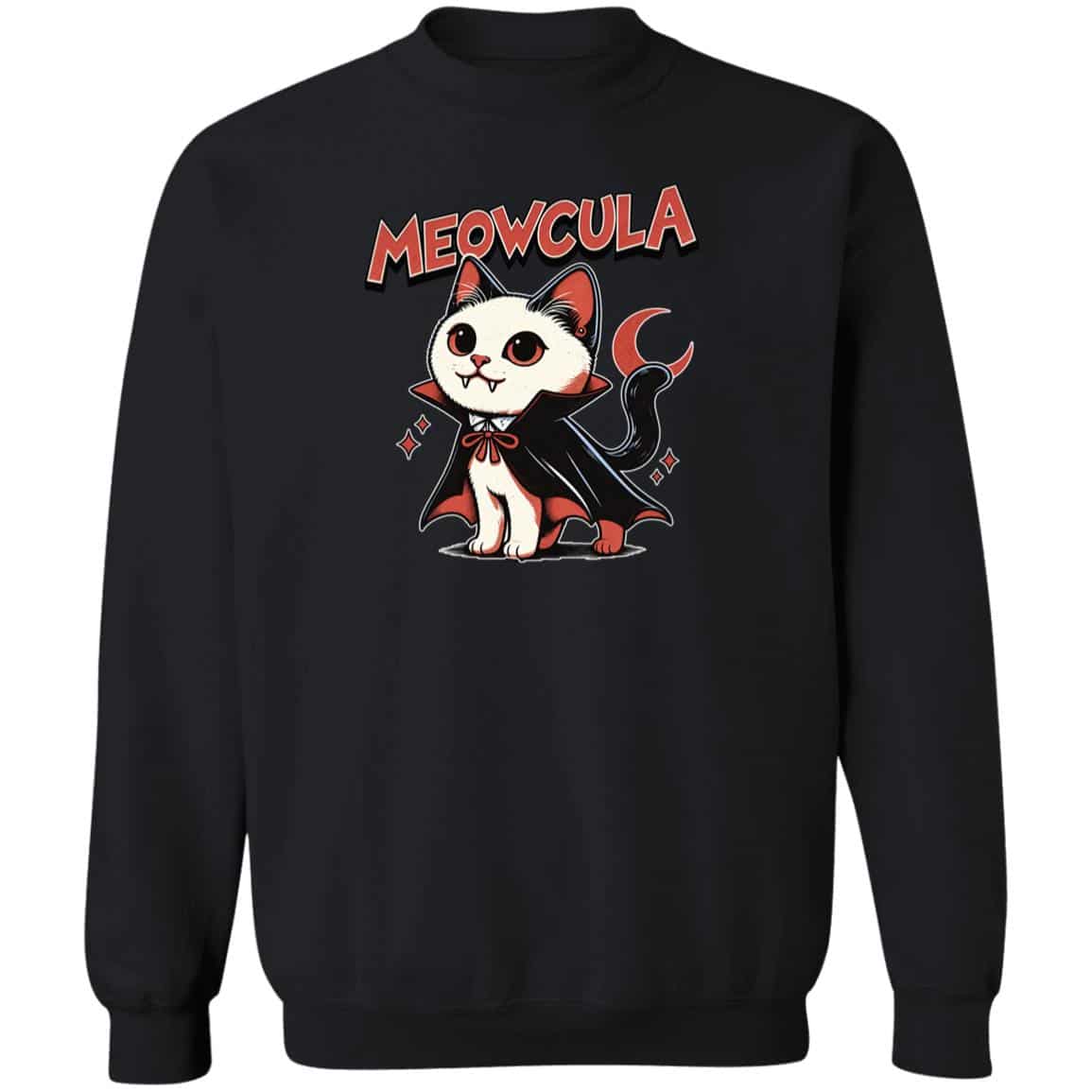 Meowcula Sweatshirt Black