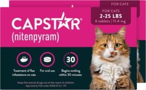 Capstar Oral Flea Tablets Cats 2-25 lbs
