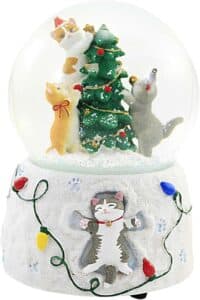  Roman 6" Musical Christmas Glitterdome