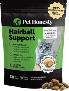 Pet Honesty Vet Backed Cat Hairball Remedy Chews,