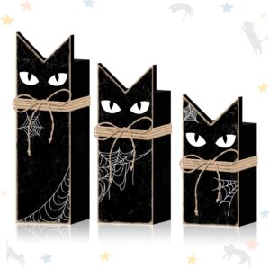 Britimes Halloween Black Cat Tray Decor
