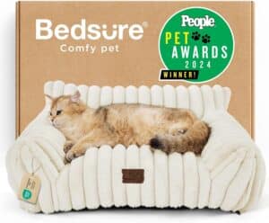 Bedsure ComfyFleece® Shown on TV Fluffy Cute Cat Couch