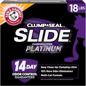 ARM & HAMMER Slide Platinum Easy Clean-Up Clumping Cat Litter