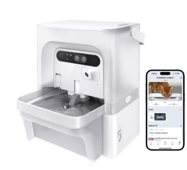 PETKIT Ever Sweet Ultra Automatic Plastic Cat Water Fountain with Camera 5-liter large capacity