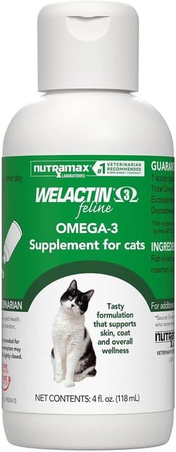 Nutramax Welactin Omega 3 Fish Oil for Cats