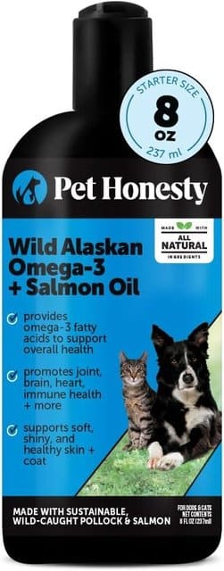 Pet Honesty Vet Recommended Salmon Oil for Cats