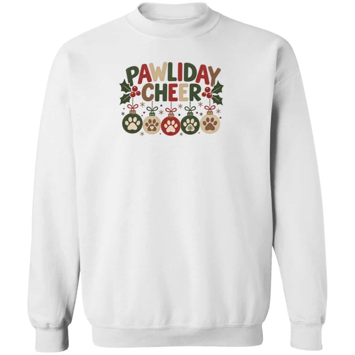 Pawliday Cheer Sweatshirt White